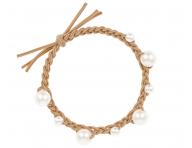 S�prava ozdobn�ch gumi�iek do vlasov Invisibobble Hairtie Princess Pearl - 3 ks