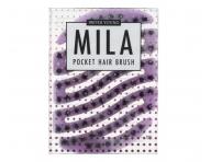 Kefa na vlasy s divia��mi a nylonov�mi �tetinami Sister Young Mila Pocket Hair Brush - fialov�