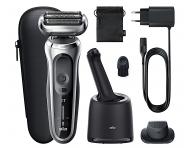 Planetov holiaci strojek s nabjacou a istiacou stanicou Braun Series 7 71-7200cc - strieborn