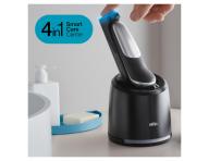 Planetov holiaci strojek s nabjacou a istiacou stanicou Braun Series 7 71-7200cc - strieborn