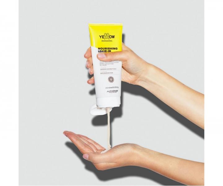 Bezoplachov� starostlivos� pre such� a krehk� vlasy Yellow Professional Nutritive Nourishing Leave-in Treatment - 200 ml