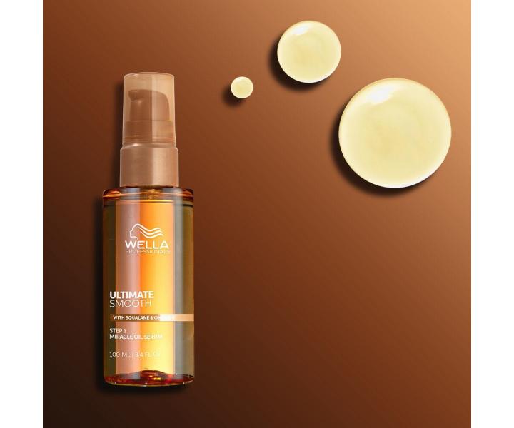Olejov srum pre such vlasy Wella Professionals Ultimate Smooth Miracle Oil Serum - 30 ml