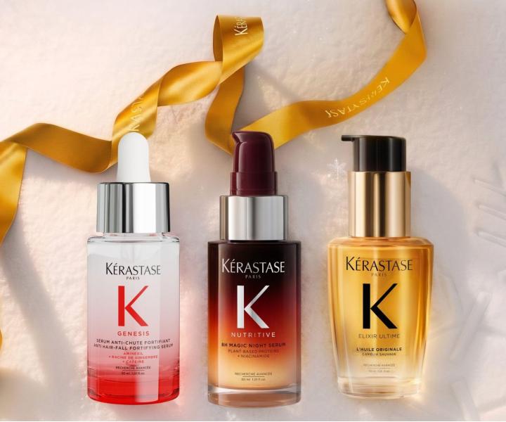 Dar�ekov� sada pre intenz�vny lesk, silu a hydrat�ciu vlasov K�rastase Mini Iconics Trio Set