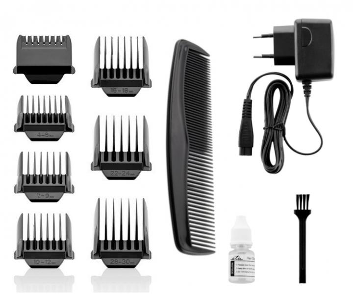 Zastrihva fzov a vlasov ETA Eliot 6342 - ierny