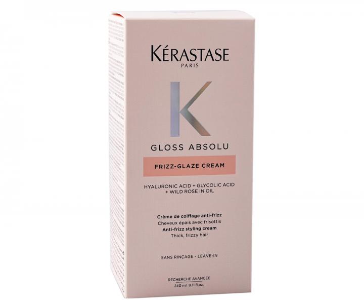 Stylingov� kr�m pre pevn� a krepat� vlasy K�rastase Gloss Absolu Frizz-Glaze Cream - 240 ml