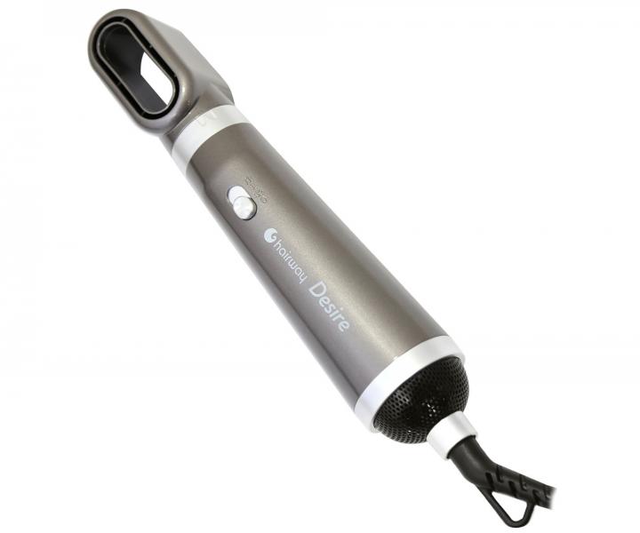 Profesionlna multifunkn teplovzdun kefa na vlasy Hairway Airstyler Desire - 900 W, grafitov hned