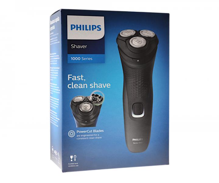 Holiaci strojek na fzy Philips Shaver 1000 S1133/41 - ierny