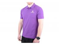 Polokoea s krtkym rukvom, s golierikom - pnska, fialov L