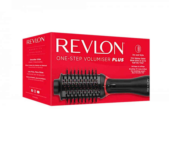 Ovlna teplovzdun kefa na vlasy Revlon One Step Volumiser Plus RVDR5298E - ierna