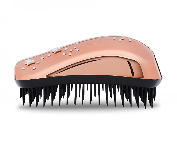 Rozesvacia kefa na vlasy Dessata Original Maxi Swarovski Rose Gold Butterfly - ruovo-zlat