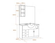 Barber obsluha so zrkadlom a umvadlom Sibel Barburys Mustang - hned/ierna