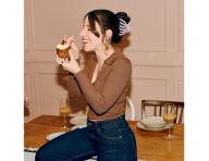 �kripec pre hust� a dlh� vlasy Invisibobble Clipstar L Rose Glimmer - svetlo ru�ov�