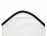 Sada malch uterkov na tvr MaryBerry Happy Evenings - biele s iernym prkom