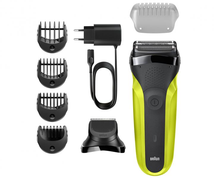 Plan�etov� holiaci stroj�ek Braun Series 3 Shave&Style - �ierny/zelen�