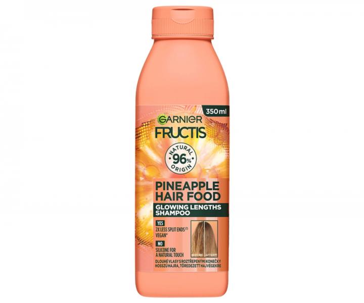 Rozjasujci ampn pre dlh vlasy Garnier Fructis Shampoo Pineapple Hair Food - 350 ml