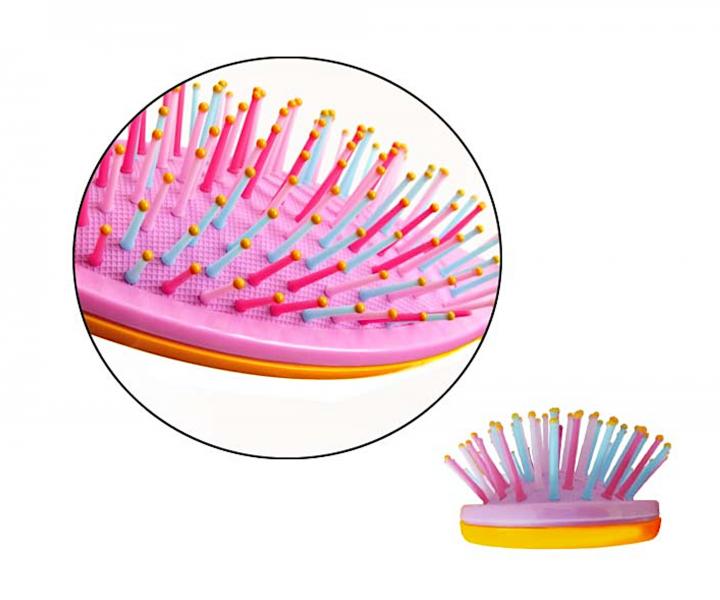 Ovlna kefa na vlasy Duko - farebn