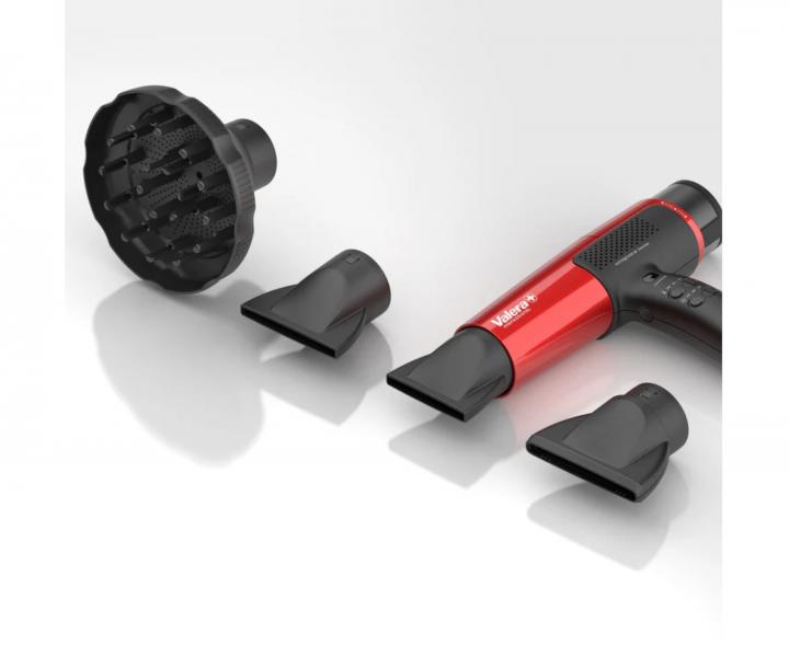 Profesionlny vysokorchlostn digitlny sui vlasov Valera Professional MatriXcare AI - 2000 W, metalick erven