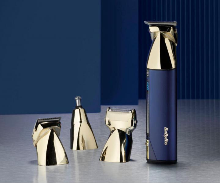 Zastrihovac kontrovac strojek Babyliss MT992E - modro-zlat