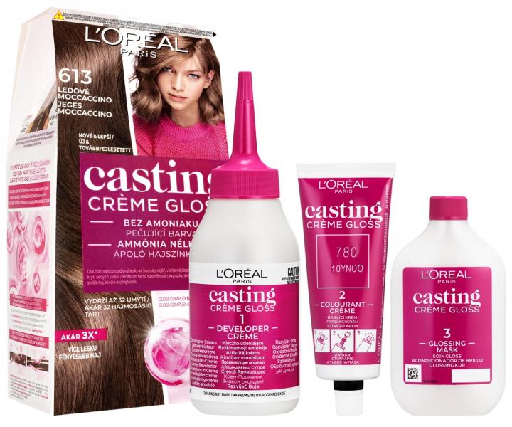 Preliv bez amoniaku Loral Casting Crme Gloss - 613 adov moccaccino