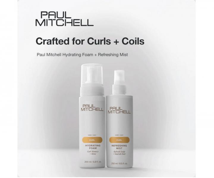Termoochrann pena na hydratciu vlnitch a kueravch vlasov Paul Mitchell Curl Hydrating Foam - 200 ml
