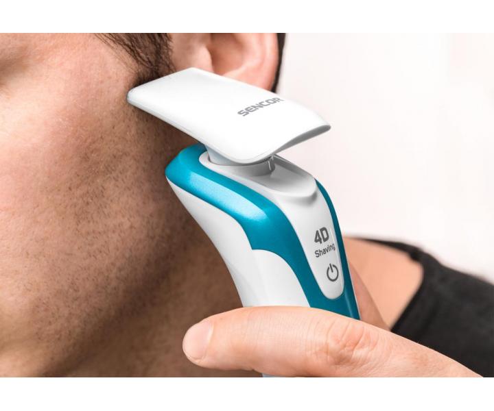 Rotan holiaci strojek Sencor SMS 5014TQ - tyrkysovo-biely