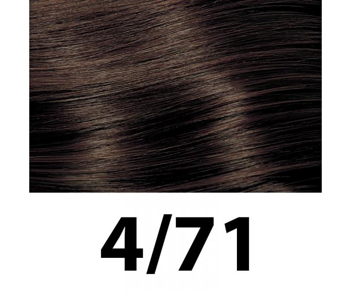 Farba na vlasy Subrina Professional Permanent Colour 100 ml - 4/71 stredne hned - hnedo popolav