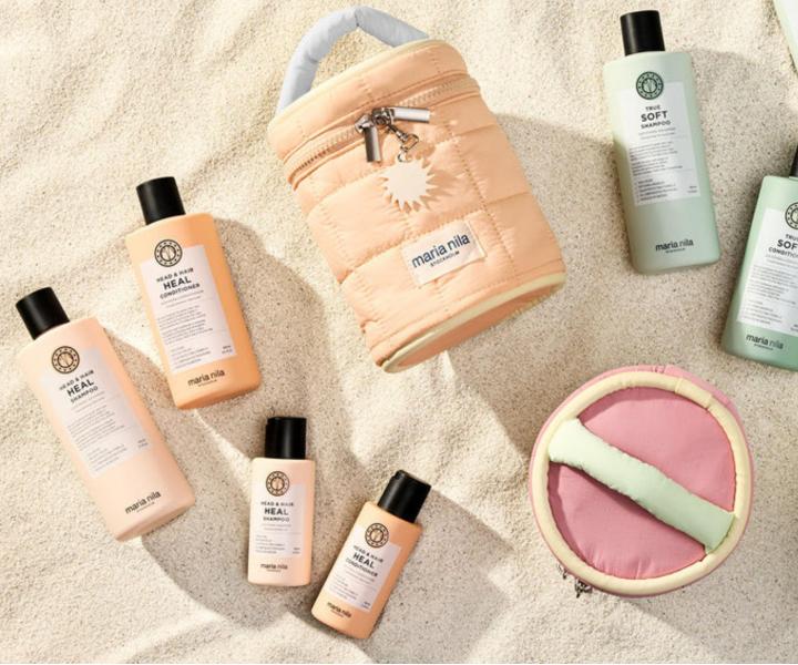 Dar�ekov� sada pre zdrav� vlasov� poko�ku Maria Nila Head & Hair Heal Beauty Bag + kozmetick� ta�ka zdarma