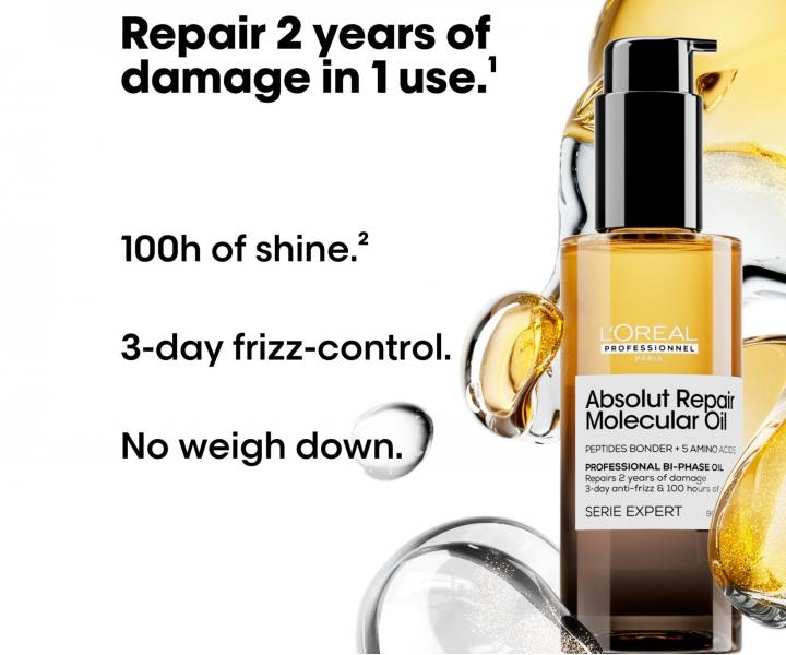 Rad pre pokoden vlasy Loral Professionnel Serie Expert Absolut Repair Molecular