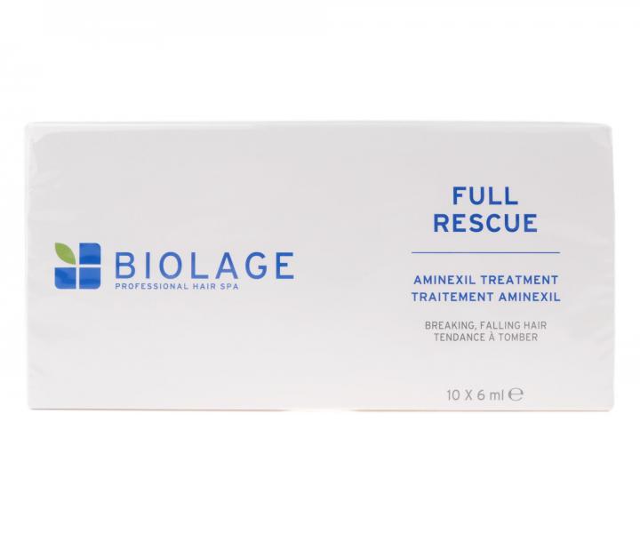Posilujca kra s aminexilom pre vlasy so sklonom k &#8203;&#8203;padaniu Biolage Full Rescue Aminexil Treatment - 10 x 6 ml