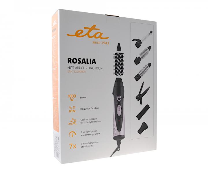 Teplovzdun kefa na vlasy ETA Rosalia 73229 - 1000 W, fialov - 7 nadstavcov