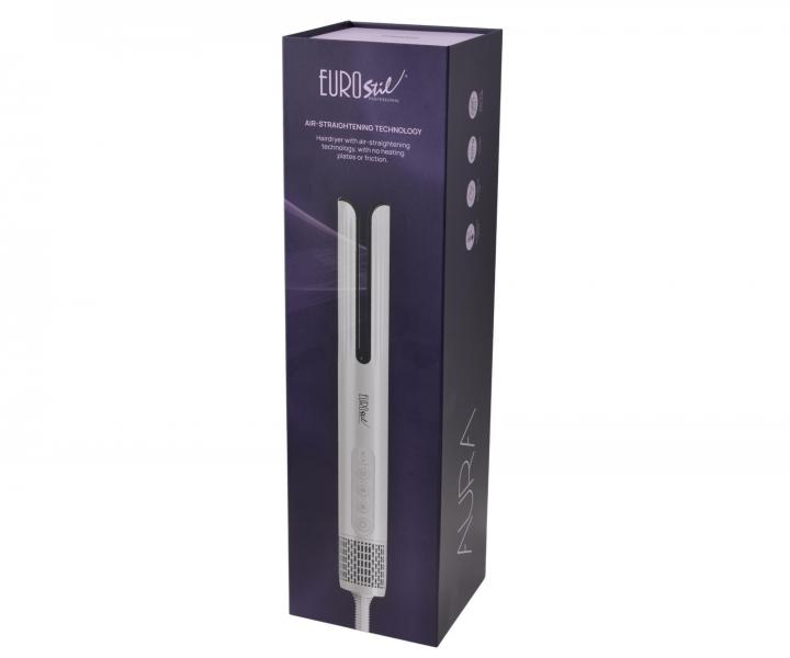 Vys��acia �ehli�ka na vlasy Eurostil Professional Aura 09500 - 1400 W, strieborn�