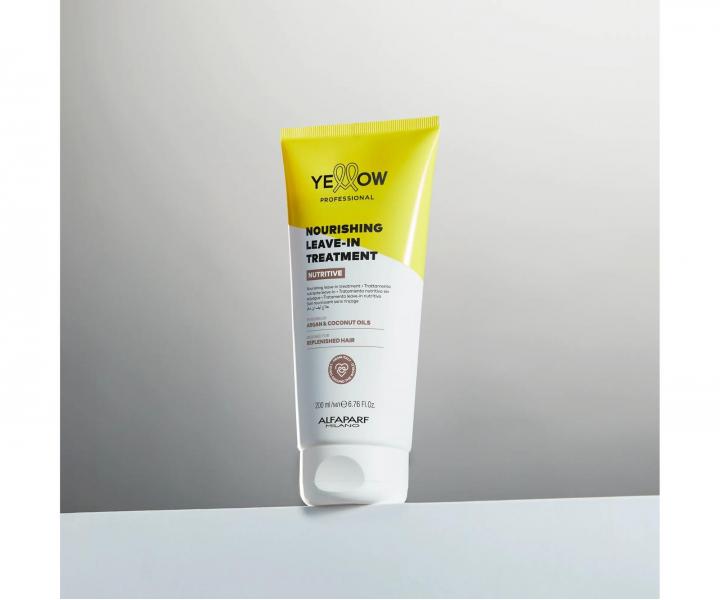 Bezoplachov� starostlivos� pre such� a krehk� vlasy Yellow Professional Nutritive Nourishing Leave-in Treatment - 200 ml