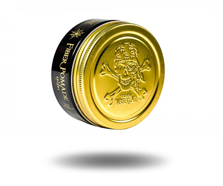 Vlknit pomda na vlasy so strednou fixciou Barbertime Fiber Pomade Spider - 150 ml