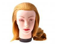 Cvin hlava s umelmi vlasmi Eurostil Professional - svetl blond, 55-60 cm