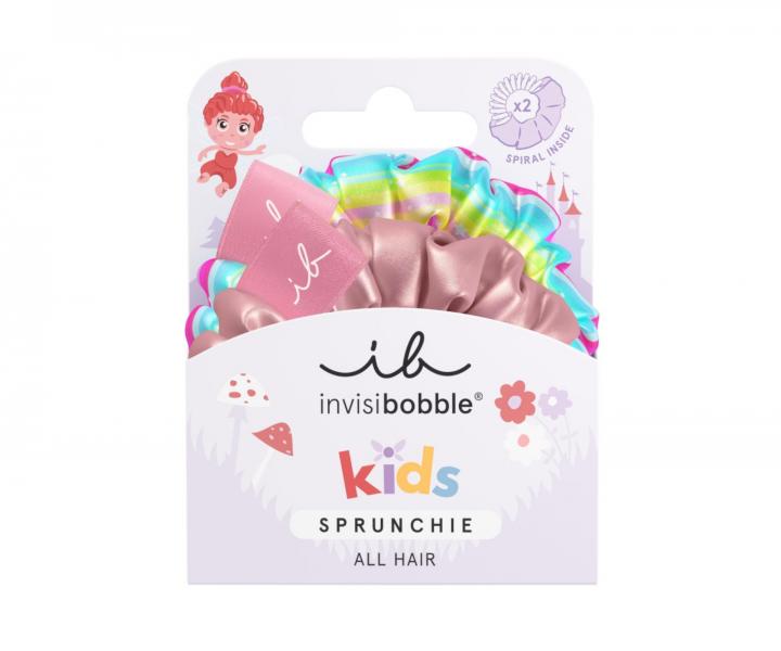 Detsk ozdobn pirlov gumiky Invisibobble Sprunchie Kids
