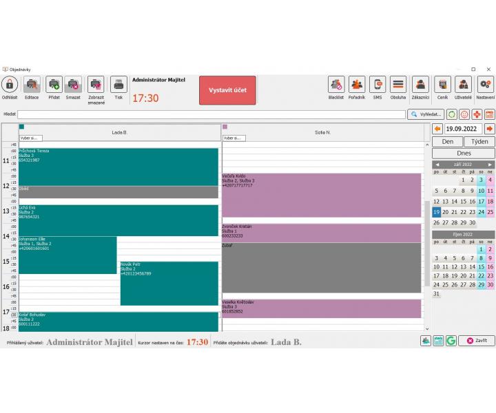 HairSoft - ikovn program pre V saln - 2 mesiace zadarmo a 500 SMS sprv s kdom SK20