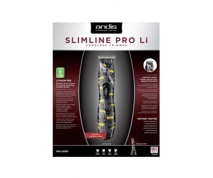 Profesionlny kontrovac strojek na vlasy Andis Slimline Pro Li T-Blade