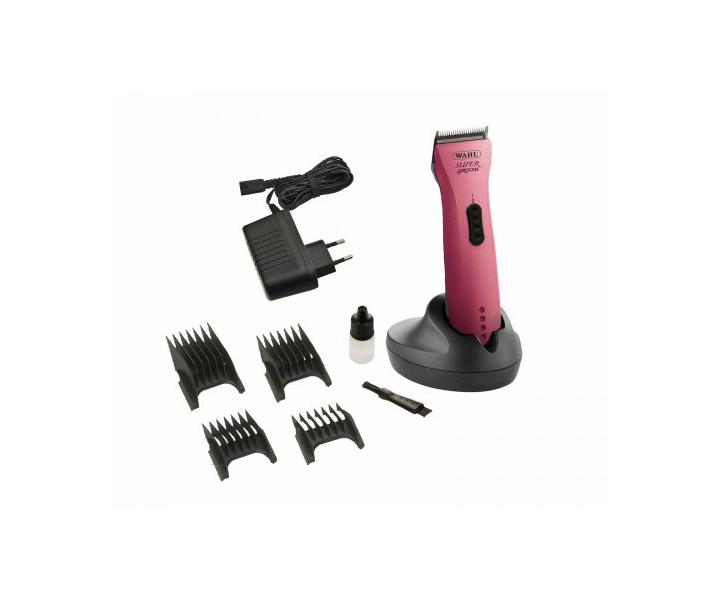 Strihac strojek na srs Wahl Super Groom Pink 1872-0463