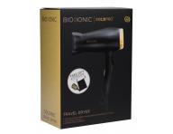 Cestovn fn na vlasy so sklopnou rukovou Bio Ionic Gold Pro Travel - 1200 W, ierny