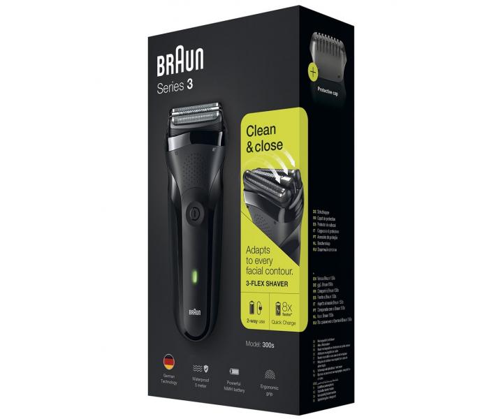 Planetov holiaci strojek Braun Series 3 300s - ierny
