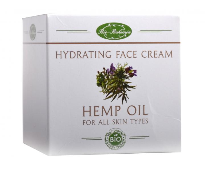 Hydrata�n� ple�ov� kr�m s konopn�m olejom Bio Bohemia Hemp Oil - 50 ml