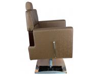 Kaderncke Barber kreslo Detail Larry - zlatohnedej - II. akos - kriv opierka, stiahnut koenka