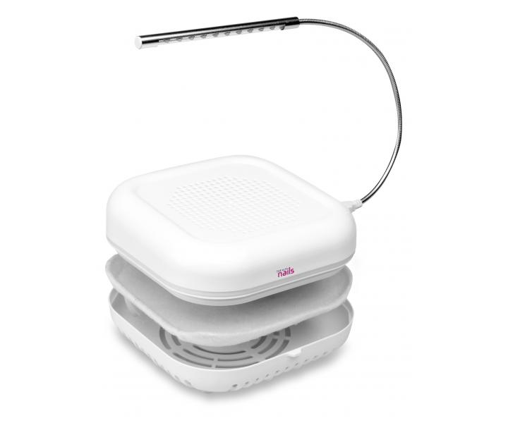 Odsvaka prachu s LED osvetlenm Sibel dustproof - biela