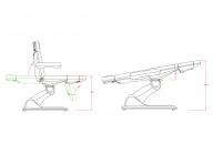 Elektrick� pedik�rske kreslo TARSE - oto�n� o 240 � + 5 motorov