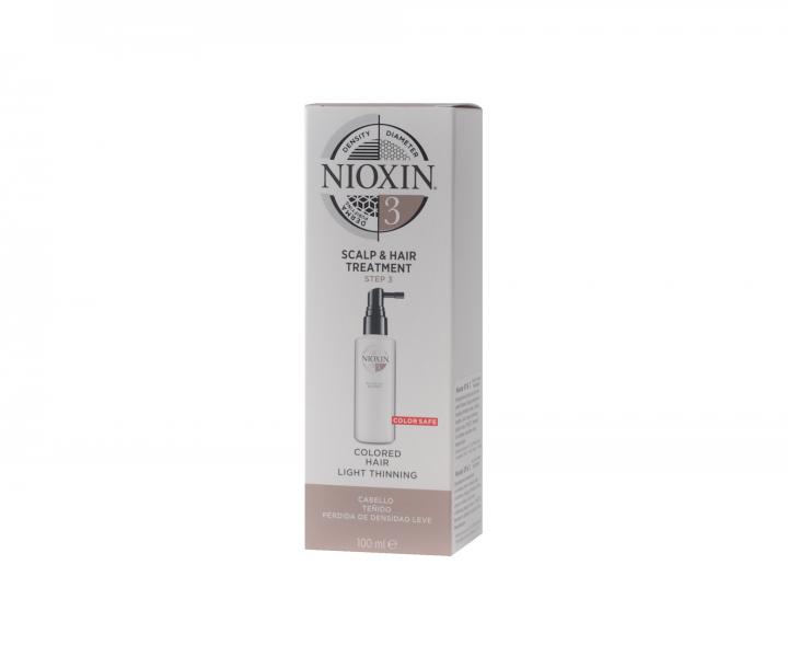 Bezoplachov starostlivos pre mierne rednce farben vlasy Nioxin System 3 Treatment - 100 ml