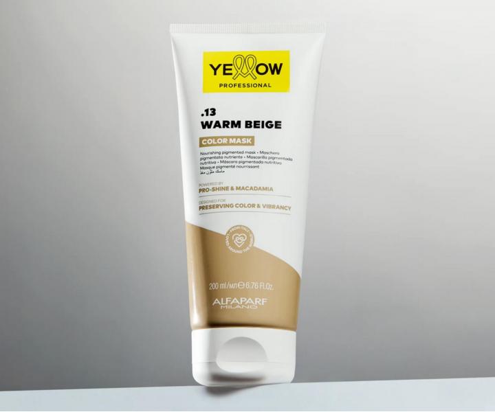 Vy�ivuj�ca maska s farebn�m pigmentom Yellow Professional Color Mask .13 Warm Beige - tepl� b�ov�, 200 ml