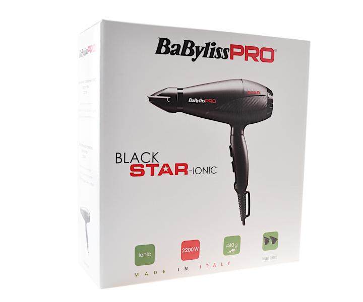 Profesionálny fén na vlasy Babyliss Pro Black Star Ionic BAB6250IE - 2200 W, čierny