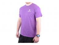 Triko s krtkym rukvom - pnske, fialov XXL