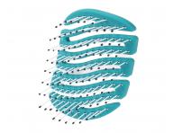 Kefa na vlasy s nylonov�mi �tetinami Sister Young Mila Pocket Hair Brush - tmavo zelen�