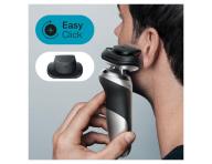 Planetov holiaci strojek s nabjacou a istiacou stanicou Braun Series 7 71-7200cc - strieborn